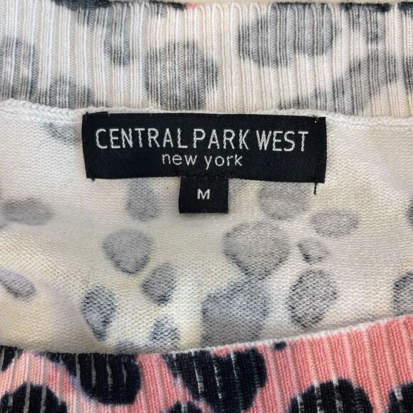 Central Park West Leopard Crewneck Sweater NWT - Picture 4 of 6